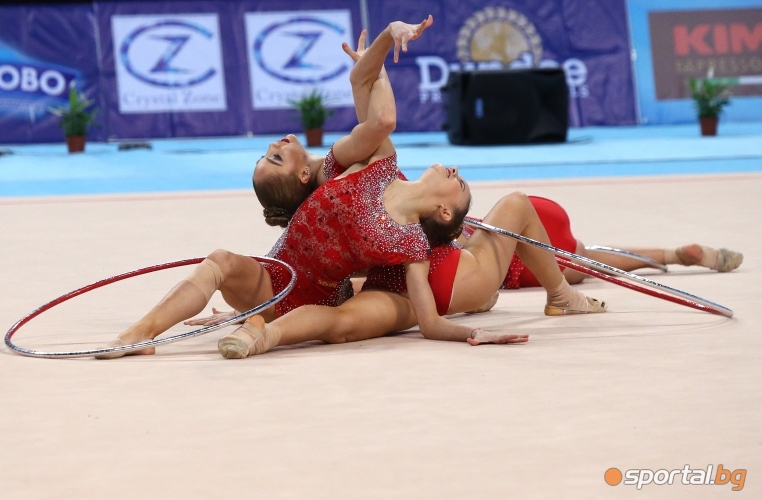 Българският ансамбъл по художествена гимнастика на Sofia World Cup